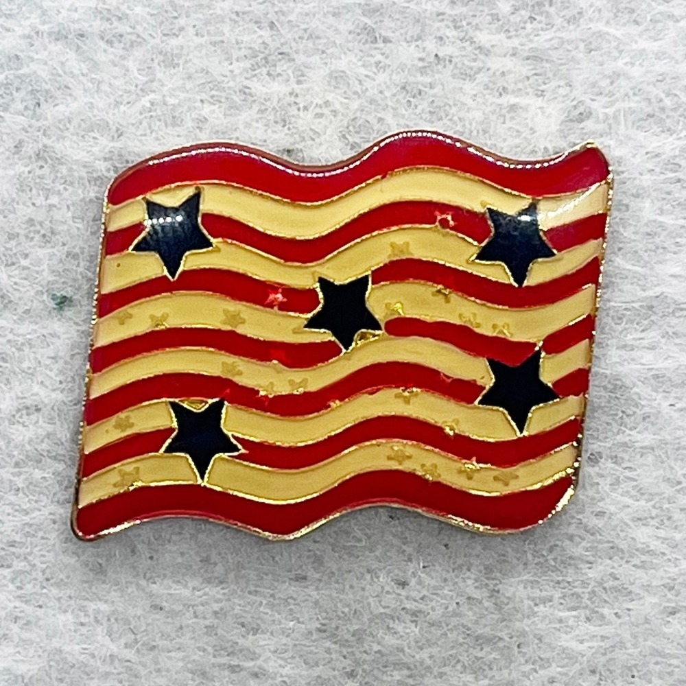 🔮 5/$25 Vintage Stars And Stripes Patriotic America Pin